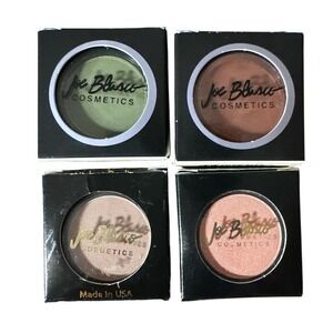 Lot‎ of 4 Joe Blasco Cosmetics Eyeshadow 2 Matte & 2 Shimmer Colors NEW in Box